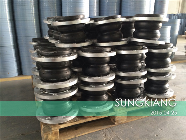 XBD立式消防泵配套橡膠軟連接 DN150雙球橡膠接頭,上海DN150雙球橡膠接頭,淞江DN150雙球橡膠接頭