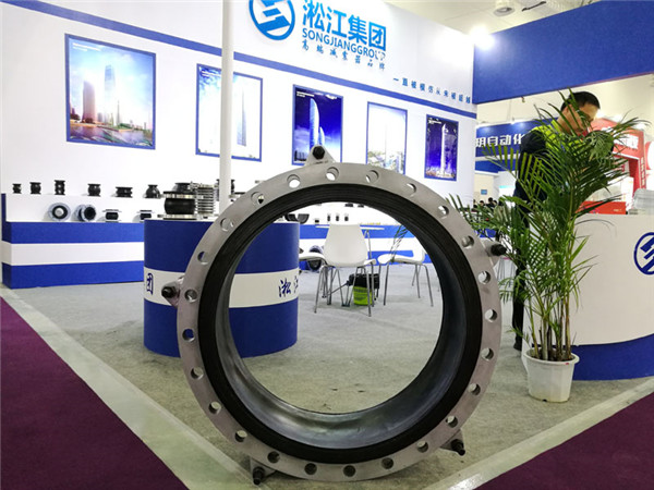 KST-F型可曲繞雙球體橡膠接頭,壓力1.6mpa,耐溫120度,口徑DN80